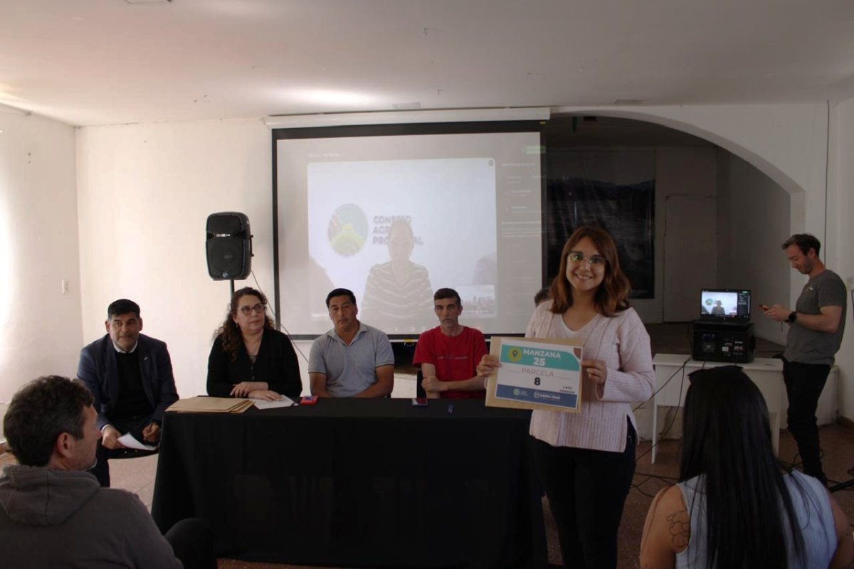 Realizaron el sorteo de  terrenos en Lago Posadas