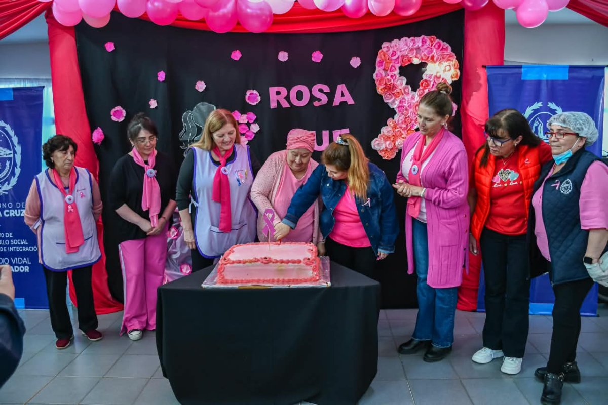 “Rosa que abraza”: una jornada de prevención y acompañamiento en Río Gallegos