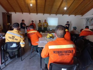 Después de casi tres décadas, Santa Cruz vuelve a ser sede del Curso de Jefes de cuadrilla de Incendios Forestales 