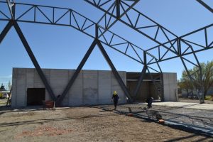 Perito Moreno: el Polideportivo del Centenario alcanza un 44% de avance