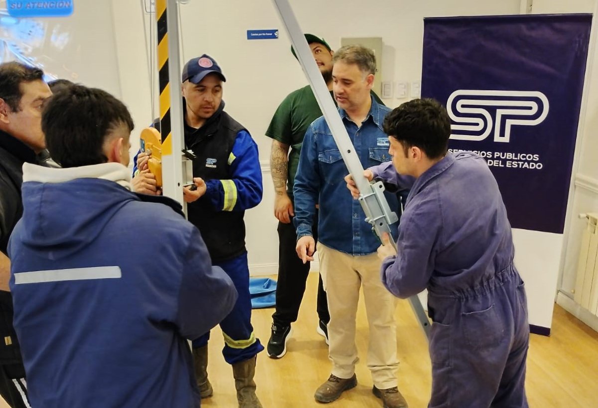 SPSE fortalece la prevención y la seguridad laboral en 28 de Noviembre y Río Gallegos