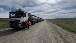Gobernador Gregores: Operativos de controles de cargas y trabajos de demarcación sobre la Ruta Provincial Nº 27