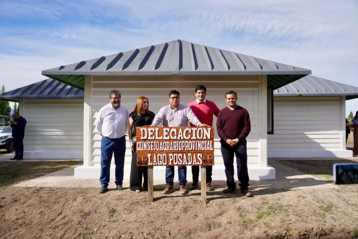Se inauguró la sede de Recursos Hídricos y el Consejo Agrario Provincial.