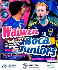 Boca Juniors y Waiwen llegan a Santa Cruz con un amistoso en Caleta Olivia 