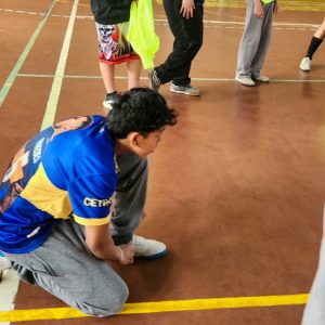 Estudiantes de la Escuela Industrial N° 5 compartieron una jornada de fútbol 