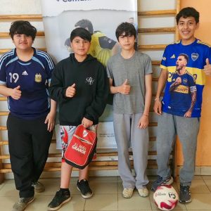 Estudiantes de la Escuela Industrial N° 5 compartieron una jornada de fútbol 