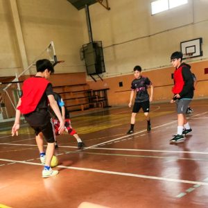 Estudiantes de la Escuela Industrial N° 5 compartieron una jornada de fútbol 