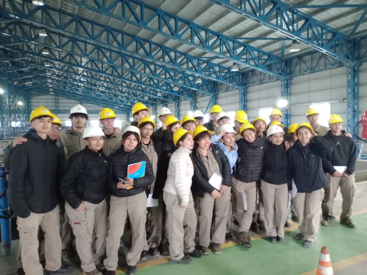 Estudiantes técnicos visitaron la planta potabilizadora de Servicios Públicos