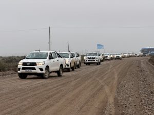 Vidal supervisó el inicio de una campaña de perforación de USD 7,27 millones en el Golfo San Jorge