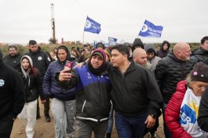 Vidal supervisó el inicio de una campaña de perforación de USD 7,27 millones en el Golfo San Jorge
