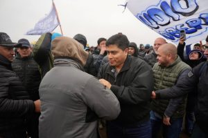Vidal supervisó el inicio de una campaña de perforación de USD 7,27 millones en el Golfo San Jorge