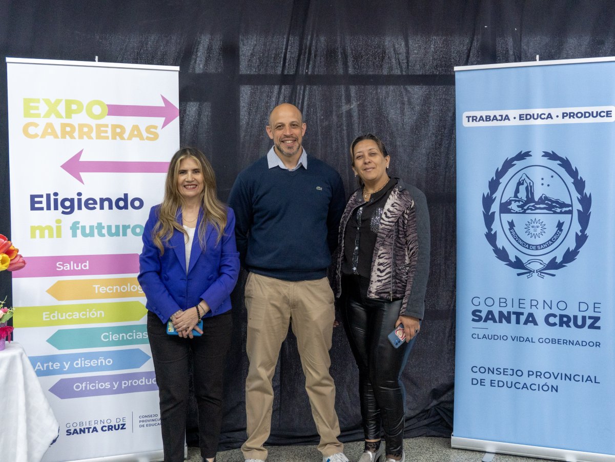 Educación presentó la Expo Carreras “Eligiendo mi Futuro” en El Calafate
