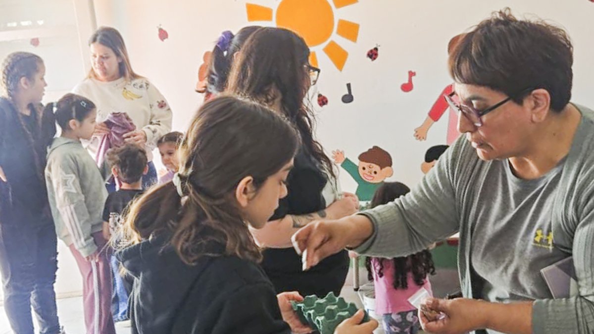Las Heras: El Centro de Desarrollo Infantil Evita promovió el aprendizaje y el encuentro familiar a través de una jornada de huerta