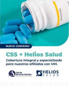 La Caja de Servicios Sociales firmó un convenio con Helios Salud, el centro infectológico líder de Latinoamérica