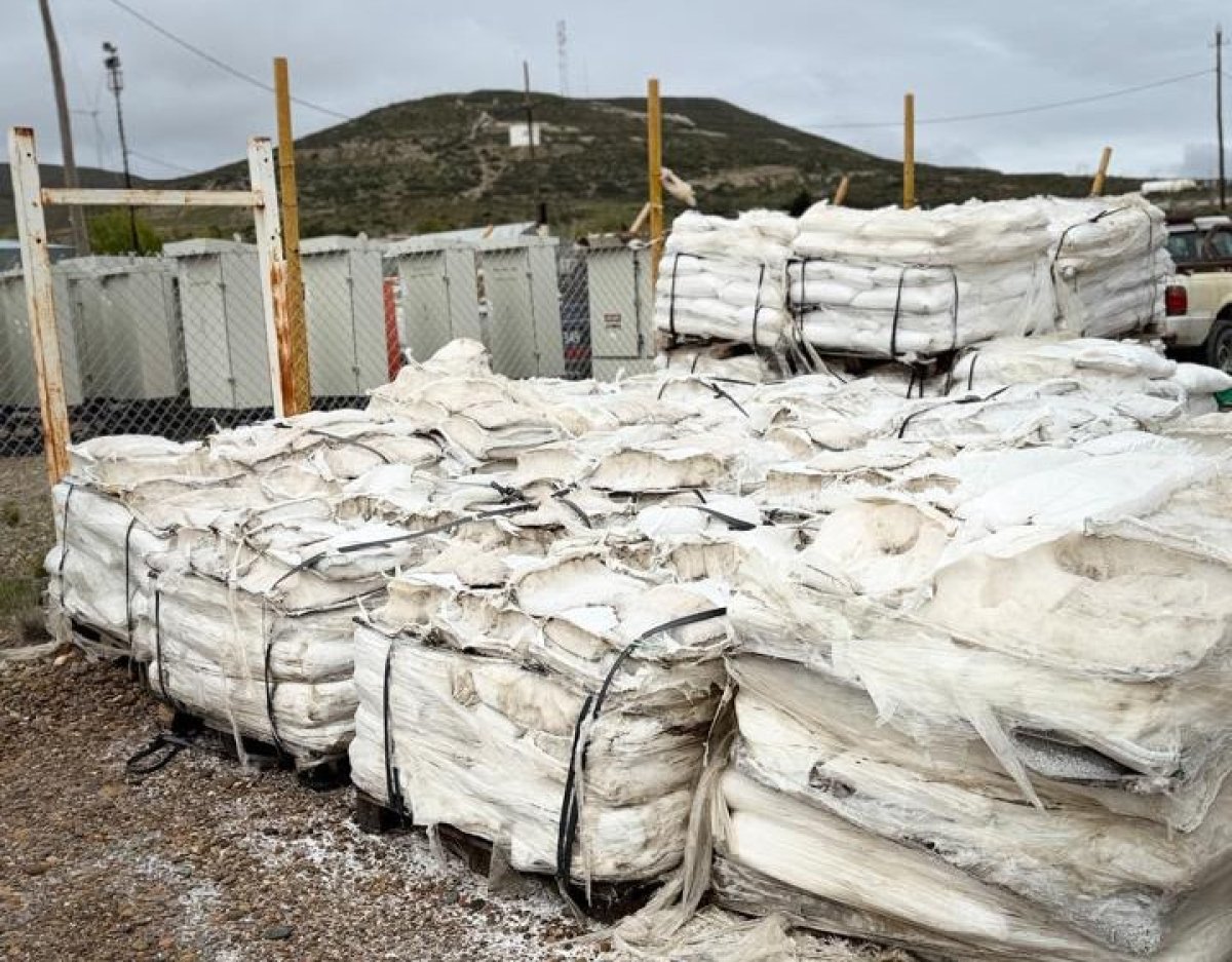 Parte de las irregularidades encontradas en el predio de la empresa.
