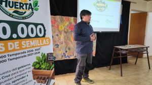Activá Tu Huerta llegó a una Escuela Rural de Camusu Aike en la Cuenca Carbonífera