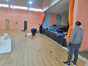 Educación renovó el piso del Jardín N° 7 en Gobernador Gregores