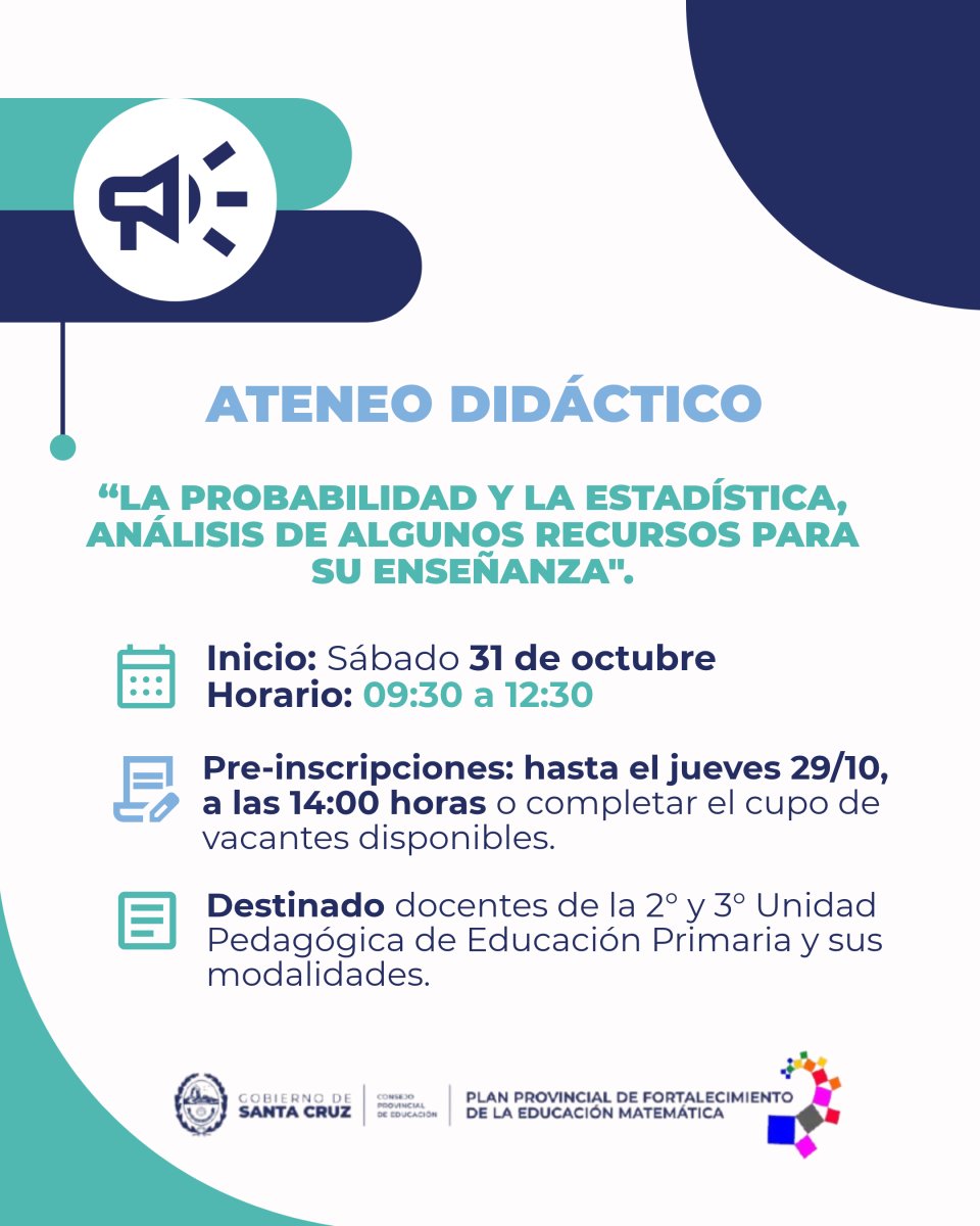 Fortalecen la enseñanza de la matemática con un ateneo didáctico sobre probabilidad y estadística