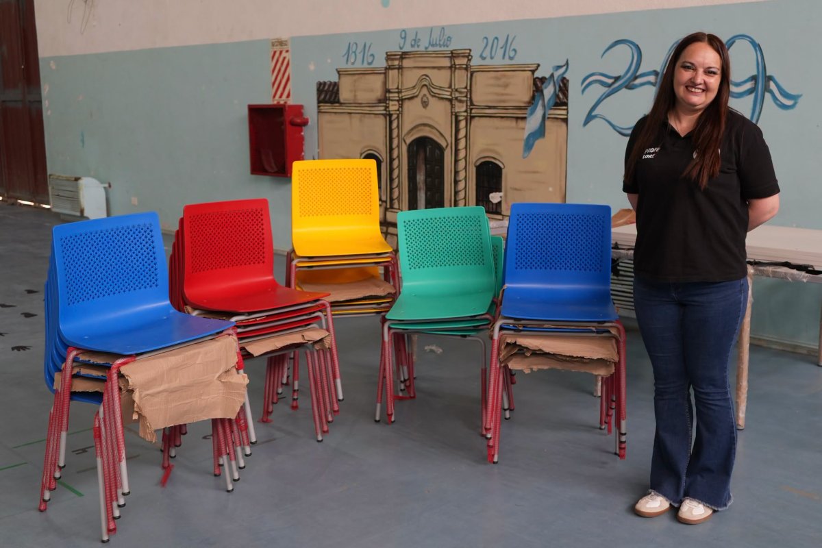 Educación refuerza el equipamiento educativo en Pico Truncado como parte de una inversión sostenida