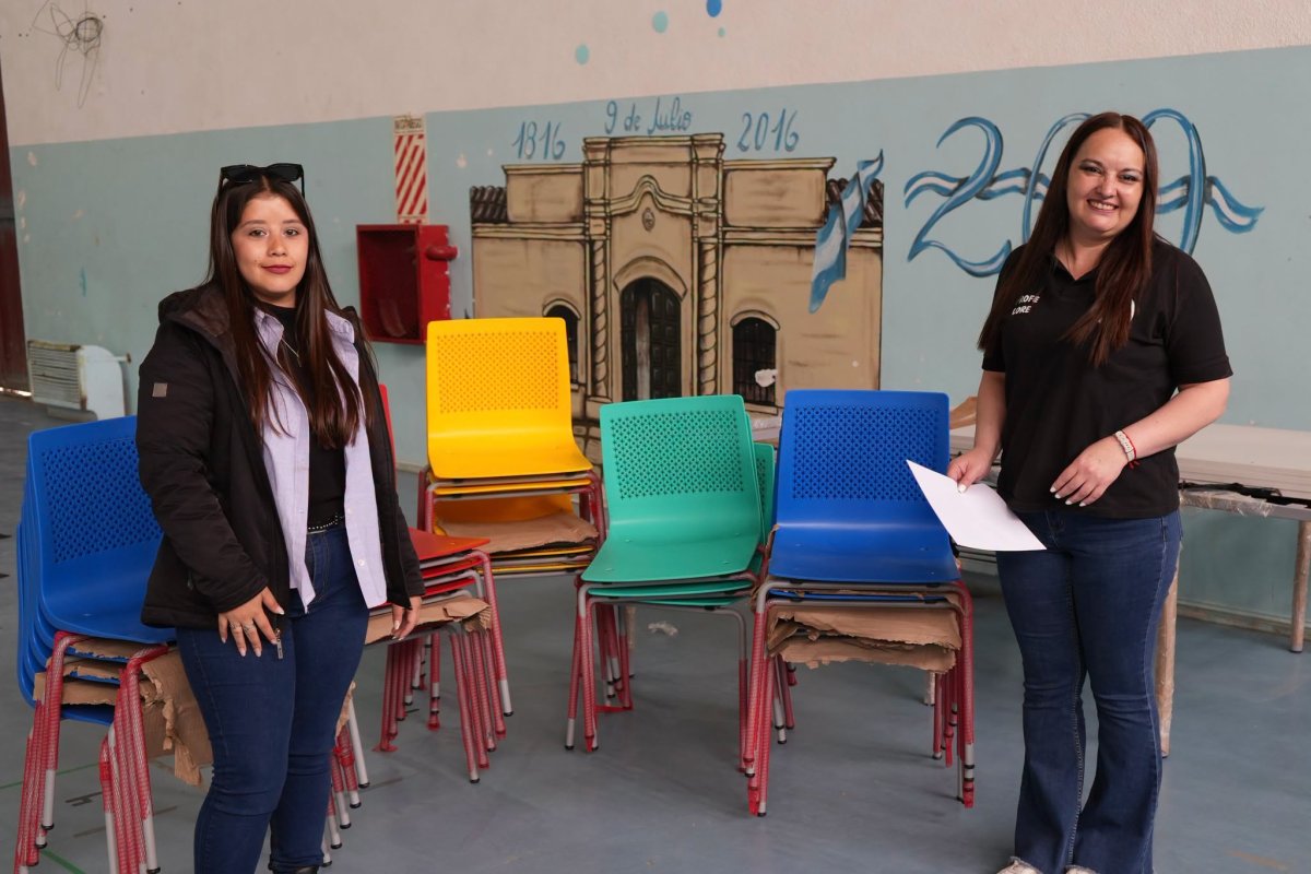 Educación refuerza el equipamiento educativo en Pico Truncado como parte de una inversión sostenida