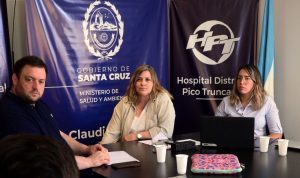 Salud coordinó acciones para optimizar la gestión del Hospital de Pico Truncado