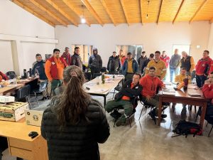 Gobernador Gregores: finalizó el curso para Jefes de Cuadrilla de Incendios Forestales