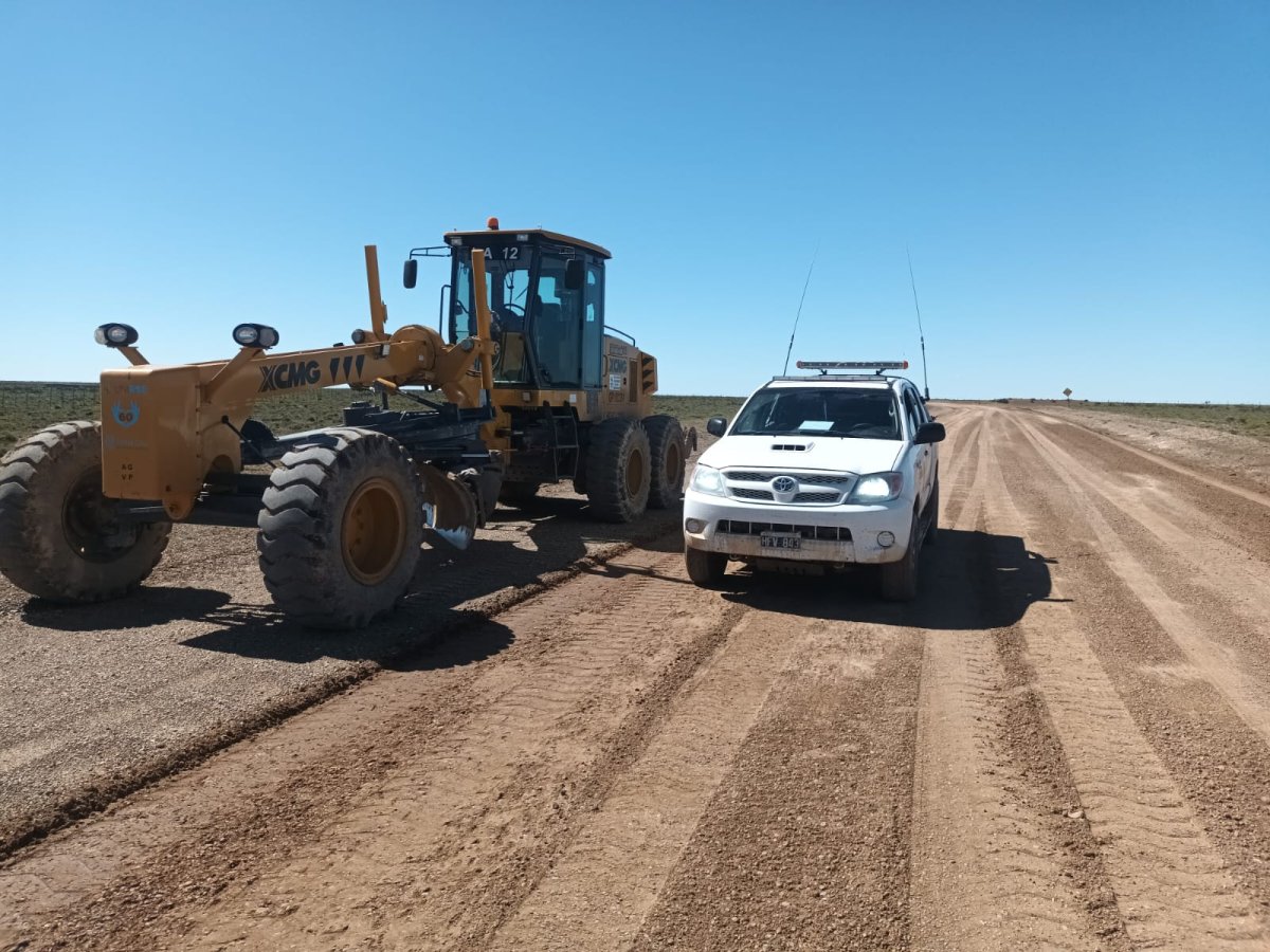 Los distritos de Vialidad Provincial intensifican los trabajos en rutas y caminos de toda Santa Cruz