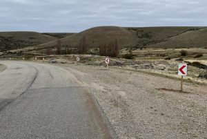 Viales colocan señalizaciones y acompañan obras de Distrigas en Las Heras