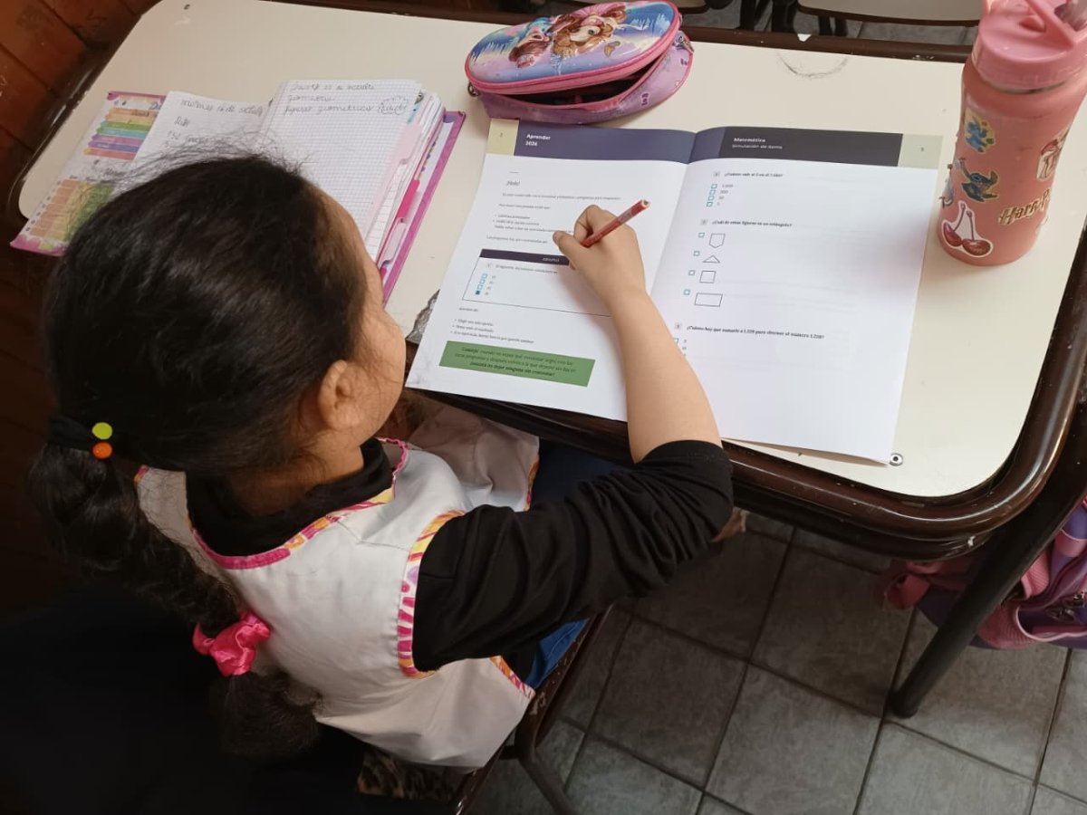 Santa Cruz garantiza material impreso para la simulación de la Evaluación Aprender en 3er grado