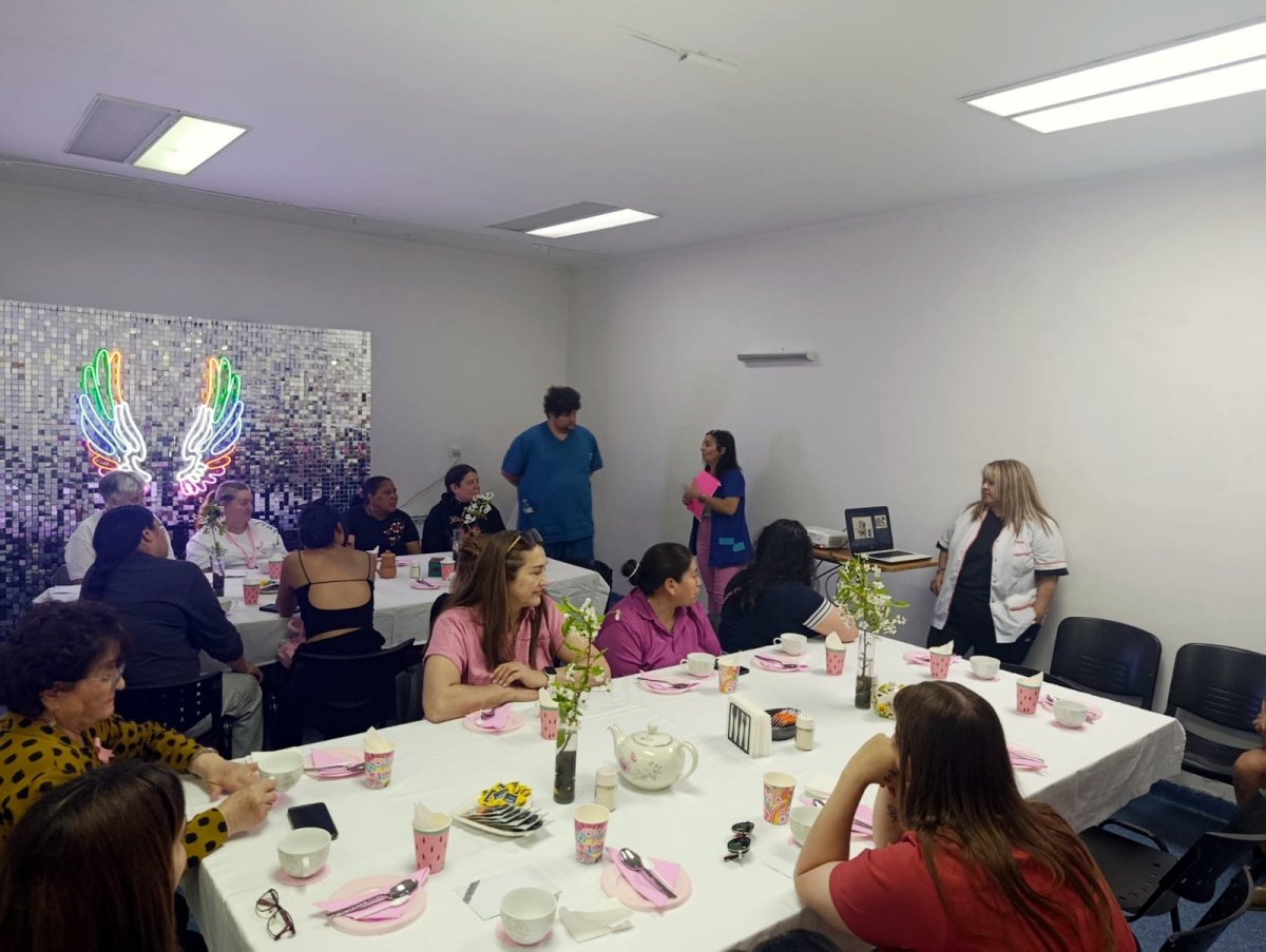 Durante el encuentro, se generó una instancia de intercambio reflexivo conjunto..