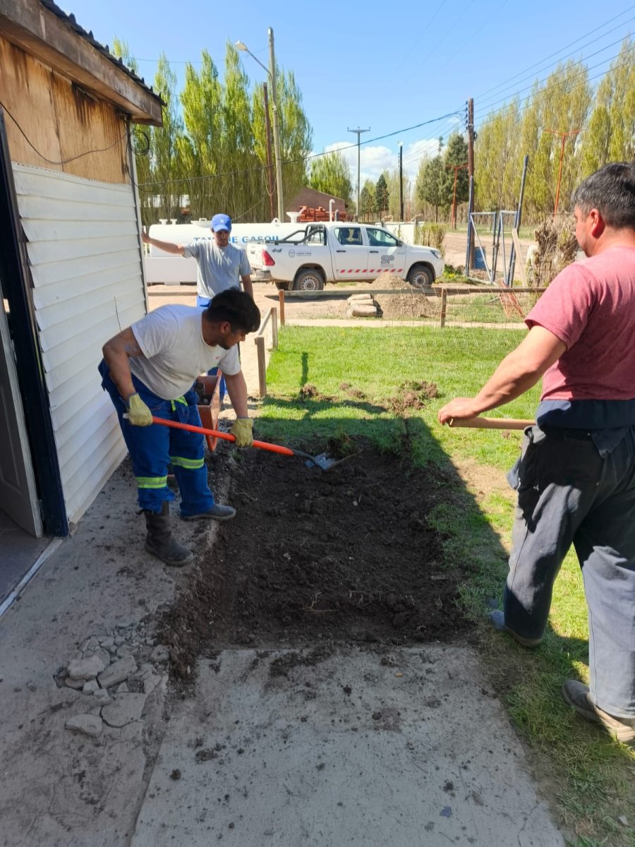 Realizaron operativo integral de saneamiento cloacal y refacciones en la Usina de Lago Posadas