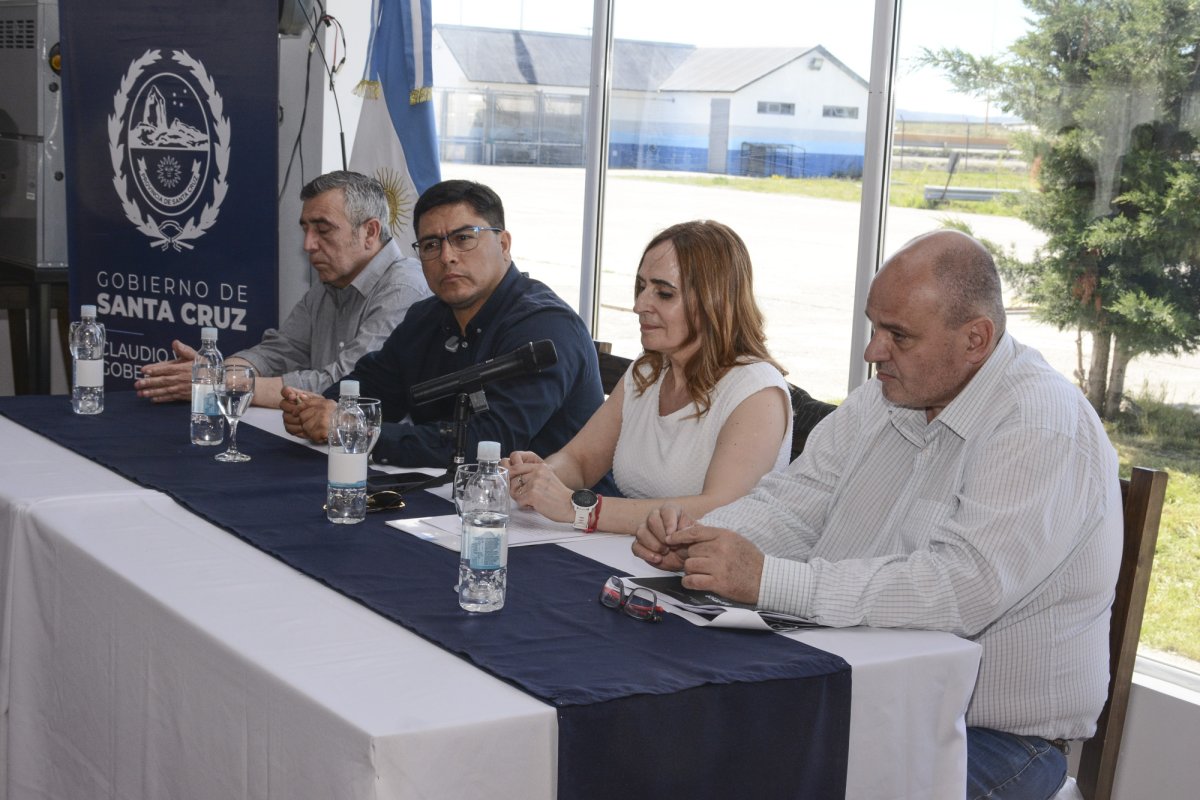 El gobernador Vidal encabezó el acto en Río Gallegos.
