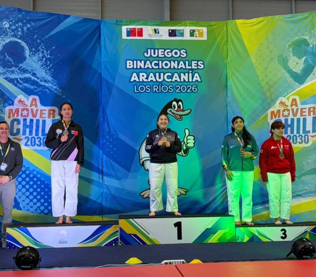 Santa Cruz no afloja: medallas, triunfos y entre en los Juegos de la Araucanía