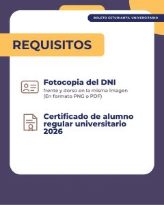 La Provincia abrió la inscripción al Boleto Estudiantil Universitario para el receso de verano