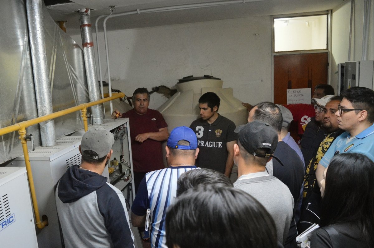 Formación de técnicos en calefacción.