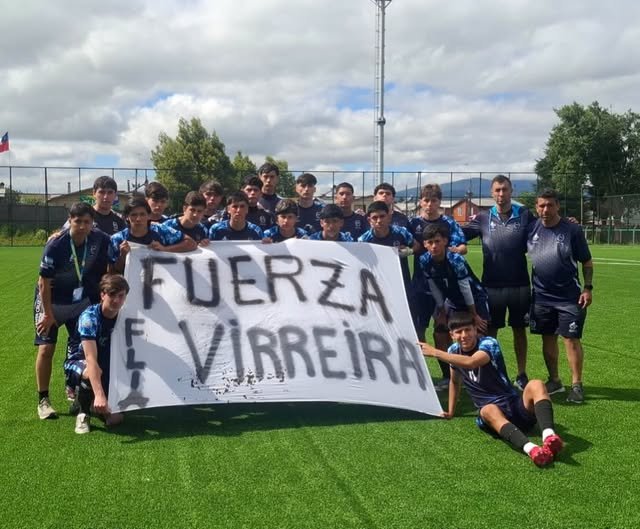 Homenaje a José y Leo por parte de la Selección santacruceña en Valdivia.