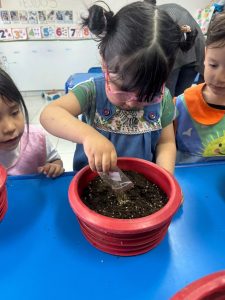 El Consejo Agrario acercó la experiencia de la siembra a los niños del Jardín de Infantes N°66