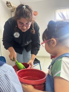 El Consejo Agrario acercó la experiencia de la siembra a los niños del Jardín de Infantes N°66