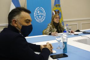 Alicia encabezó el acto entrega de aportes de Newmont – Cerro Negro