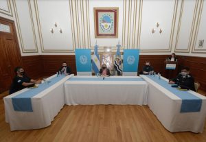 Alicia firmó convenio para la provisión de equipamiento para las Fuerzas de Seguridad