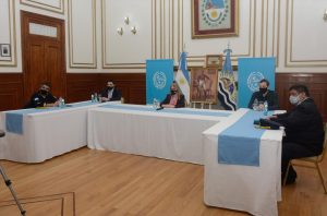 Alicia firmó convenio para la provisión de equipamiento para las Fuerzas de Seguridad