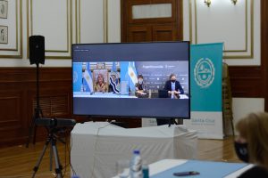 Alicia firmó convenio con Nación para avanzar en la modernización del Estado