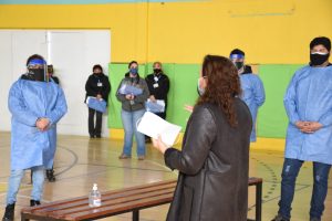 Amplio trabajo territorial en barrios de Río Gallegos para concientizar sobre Coronavirus