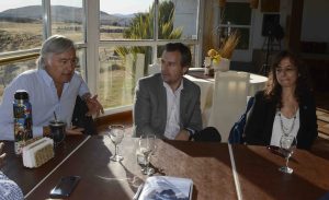 Autoridades provinciales y Lammens participan de reunión de trabajo en El Calafate