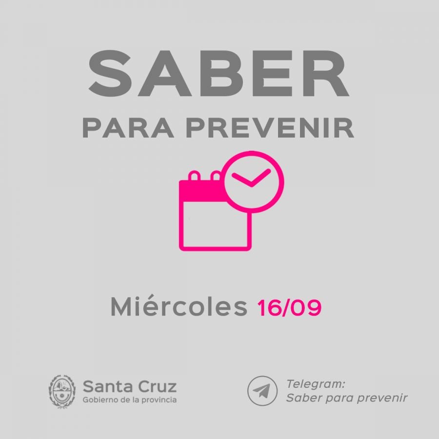 Saber para prevenir Informe epidemiológico Miércoles 16 de septiembre