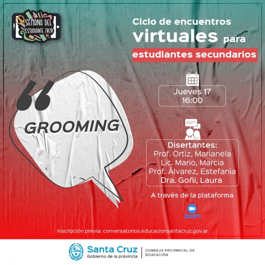 Semana del Estudiante: grooming, ESI, filosofía y vocación