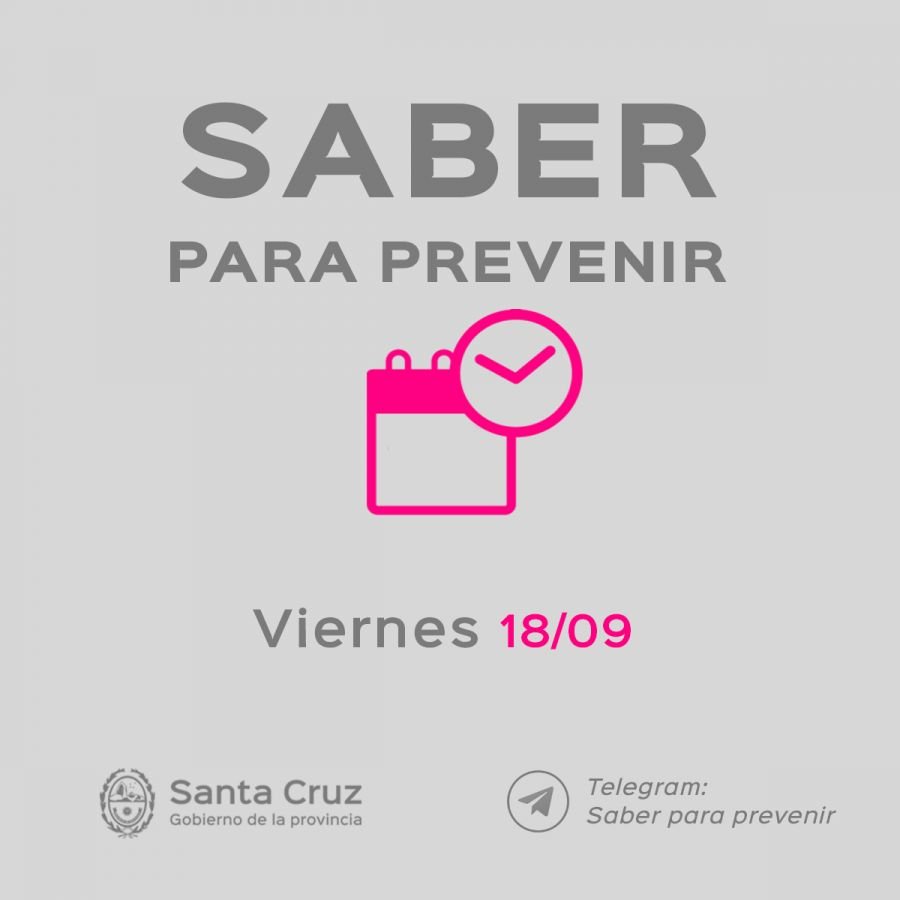 Saber para prevenir Informe epidemiológico viernes 18 de septiembre