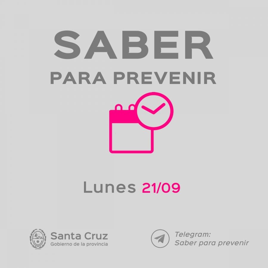 Saber para prevenir Informe epidemiológico lunes 21 de septiembre