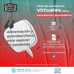 Semana del Estudiante: Varones en deconstrucción, y alimentación y actividad física en pandemia