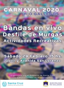 El Gobierno Provincial y el Municipio de Río Gallegos trabajan en el Carnaval 2020